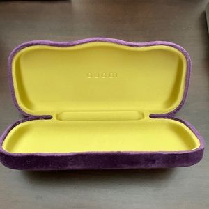 Gucci purple velvet sunglasses/eyeglass case